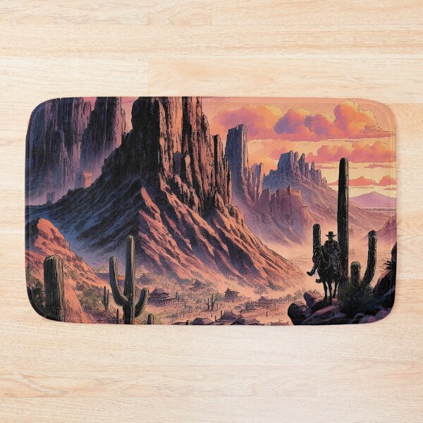 Item preview, Dark and Light at Superstition Mountains designed and sold by BlauesSternWolf.