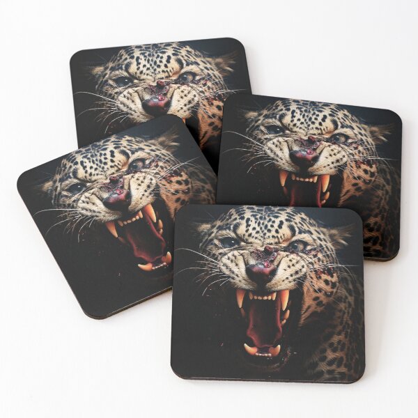 Item preview, Fierce Tiger Face in Wildlife - Roaring Jungle Predator Art designed and sold by JojoArtEvo.