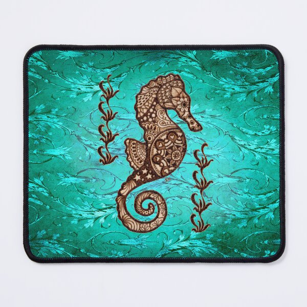 Item preview, Seahorse Tangle Woodburn designed and sold by MoodyMuseArt.