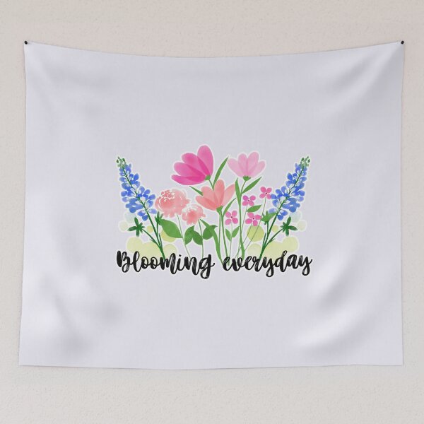 Item preview, Blooming Everyday | Colorful Watercolor Flowers designed and sold by Kimochi-Shop.
