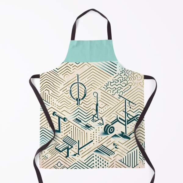 Item preview, Exercise equipment and zigzag gradation patterns designed and sold by tasilrio.