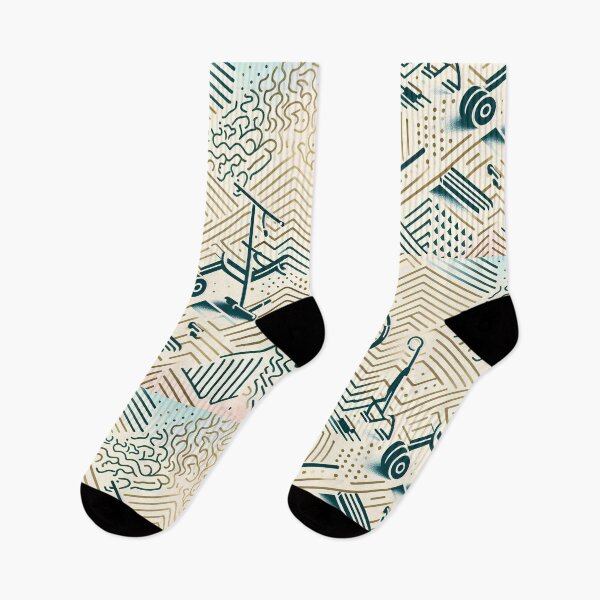 Item preview, Exercise equipment and zigzag gradation patterns designed and sold by tasilrio.
