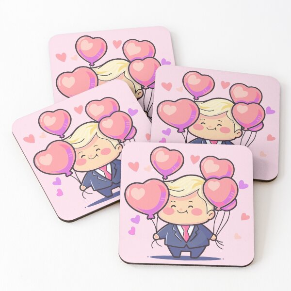 Item preview, Funny Trump and heart balloons designed and sold by atzek.
