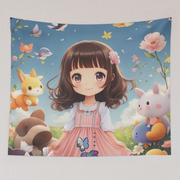 Item preview, Cute Chibi Girl 001 designed and sold by Alexis Art Collection.