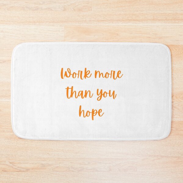 Item preview, work more than you hope motivational design designed and sold by Arulsanthosh.