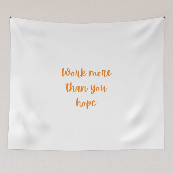 Item preview, work more than you hope motivational design designed and sold by Arulsanthosh.