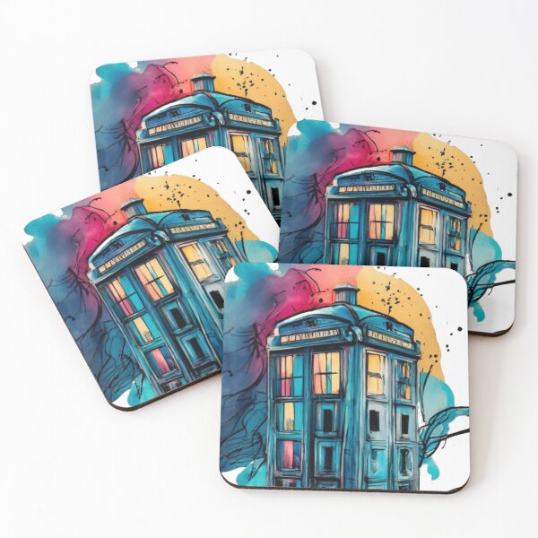 Item preview, Explosion of Colour Behind A Policebox designed and sold by Silver-Lady-Cre.
