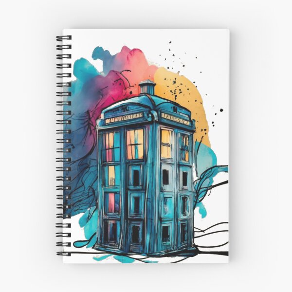 Item preview, Explosion of Colour Behind A Policebox designed and sold by Silver-Lady-Cre.