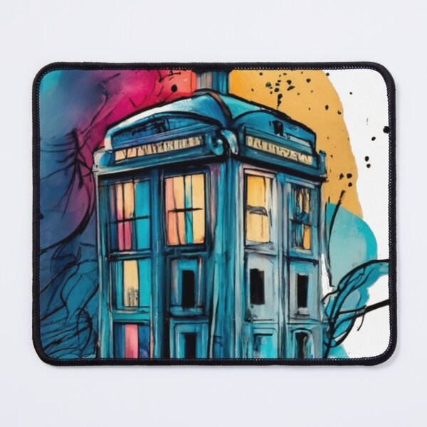 Item preview, Explosion of Colour Behind A Policebox designed and sold by Silver-Lady-Cre.