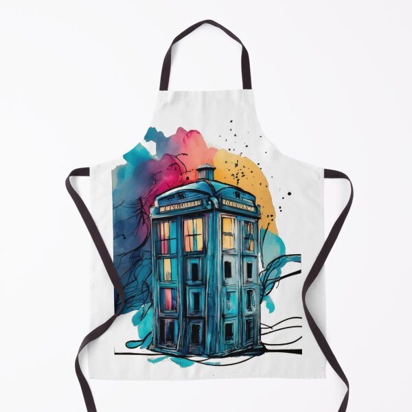 Item preview, Explosion of Colour Behind A Policebox designed and sold by Silver-Lady-Cre.