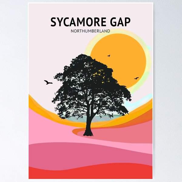 Item preview, Northumberland National Park Sycamore Gap Tree England designed and sold by SunMayDown.