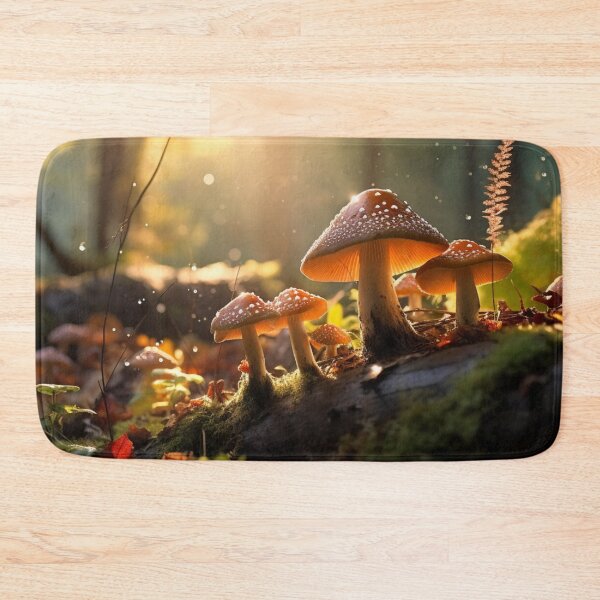 Item preview, Forest Mushrooms Moss, Dew, Dawn designed and sold by Sunmoonlove.
