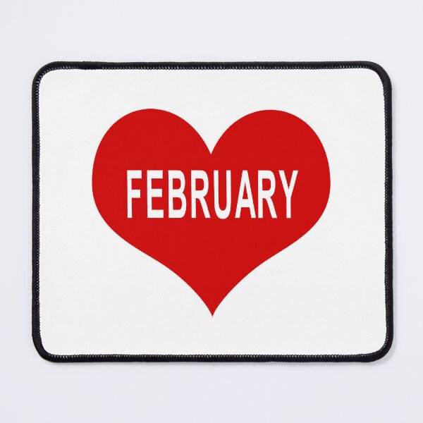 Item preview, FEBRUARY Red Love Heart designed and sold by usernamenaijan.