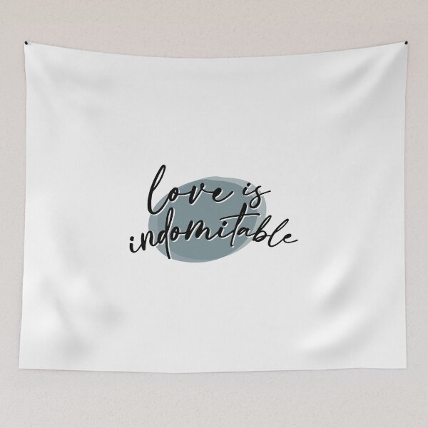 Item preview, love is indomitable designed and sold by saragiampy.
