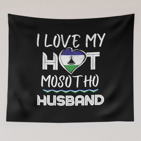 Item preview, I Love My Hot Mosotho Husband Africa designed and sold by Furahisha.