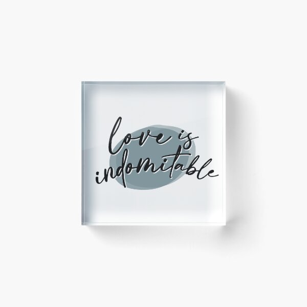 Item preview, love is indomitable designed and sold by saragiampy.