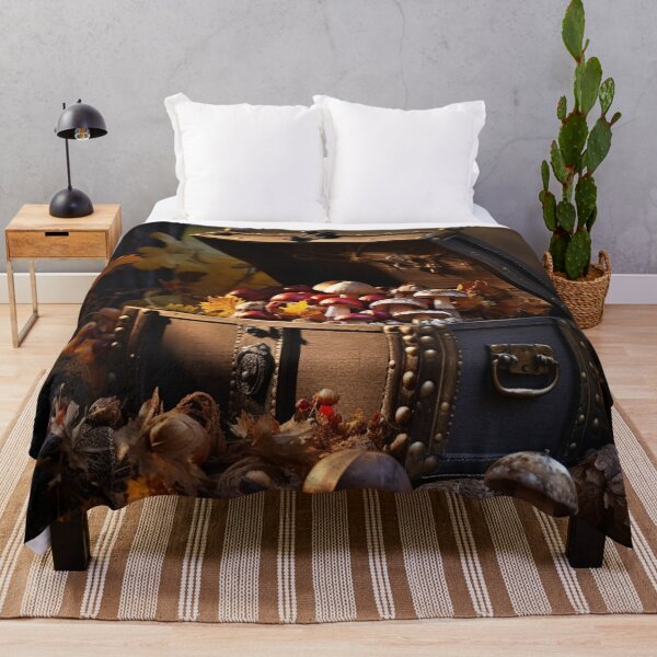 Item preview,  Treasures, gifts of Nature hidden in a Wooden Chest designed and sold by Sunmoonlove.