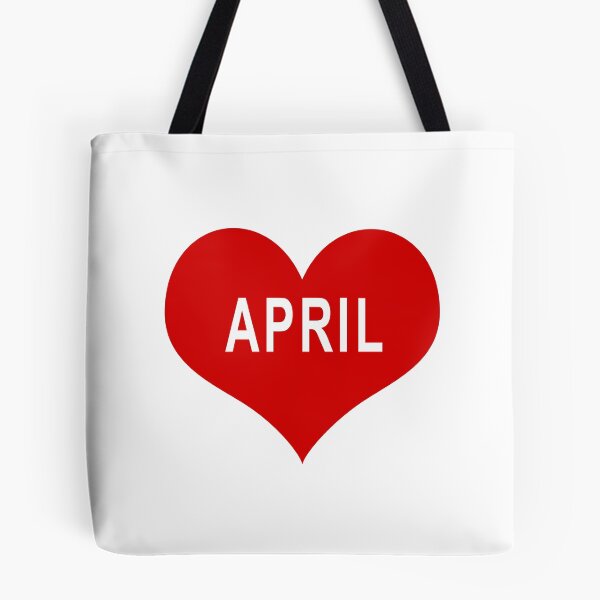 Item preview, APRIL Red Love Heart designed and sold by usernamenaijan.