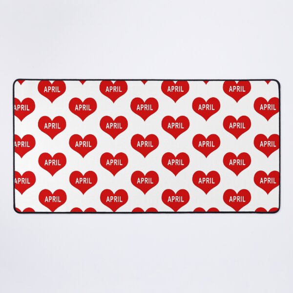 Item preview, APRIL Red Love Heart designed and sold by usernamenaijan.