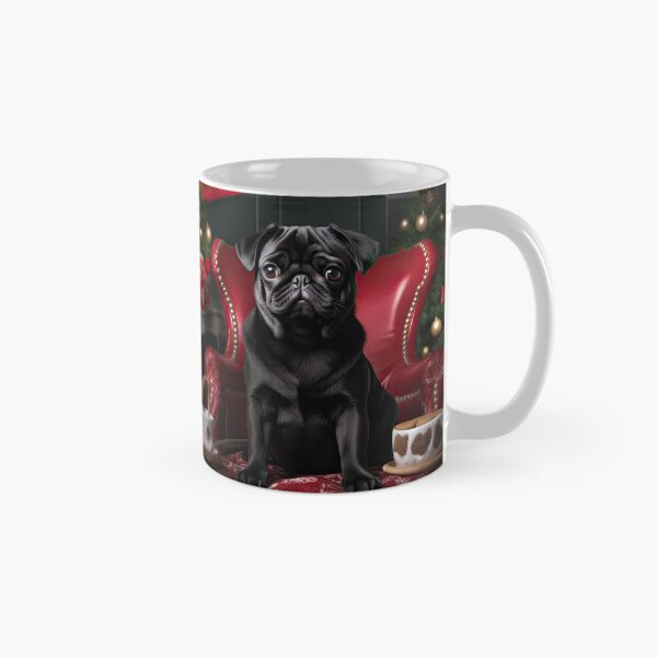 Item preview, Christmas Pug 1 designed and sold by Sunshiny Shop.