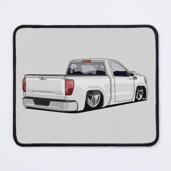Artikelvorschau, Weißer GMC Sierra entworfen und verkauft von samsgarage.
