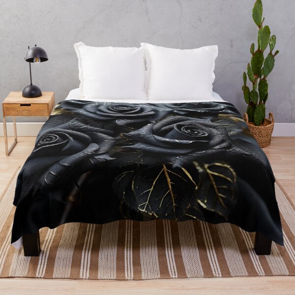 Item preview, Black Roses with Gold Accents designed and sold by dcrc.