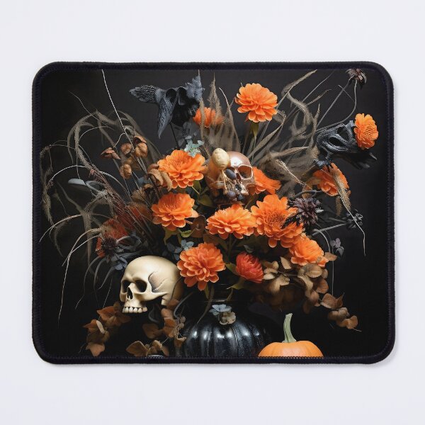Item preview, Skull and Pumpkin Bouquet  designed and sold by dcrc.