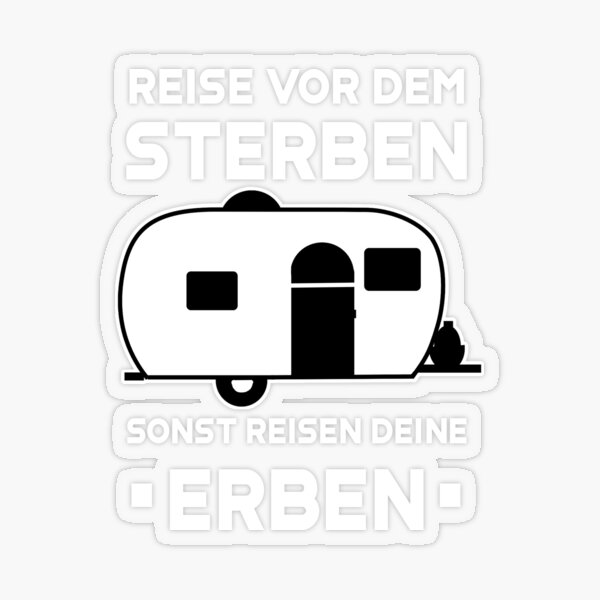 Reise Reisen Stickers for Sale