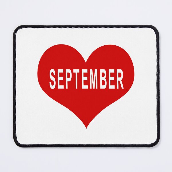Item preview, SEPTEMBER Red Love Heart designed and sold by usernamenaijan.