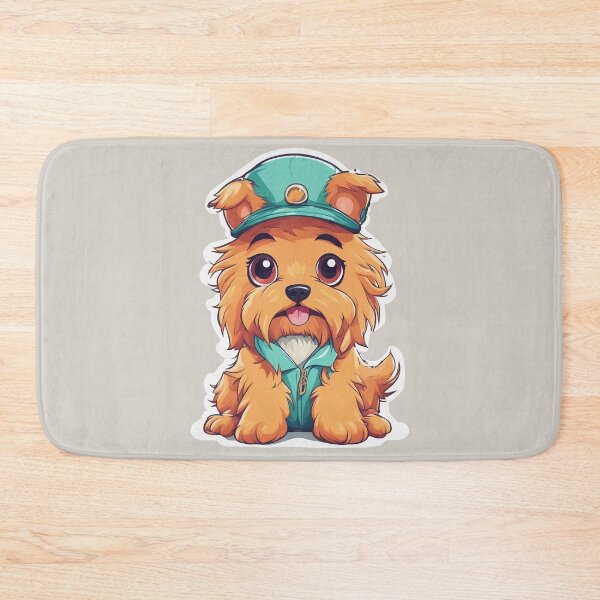 Item preview, Cute Dog in Green Outfit designed and sold by DesignDrifts.