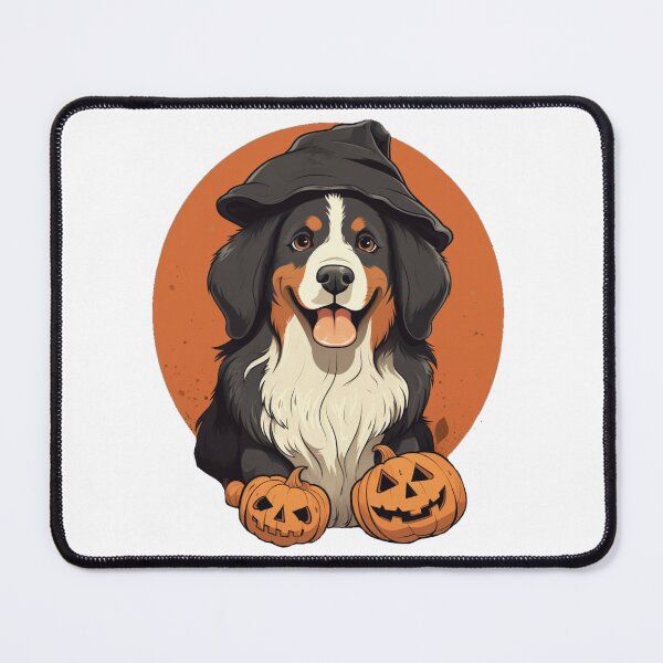 Item preview, Bernese mountain dog with pumpkin designed and sold by PawelNature.