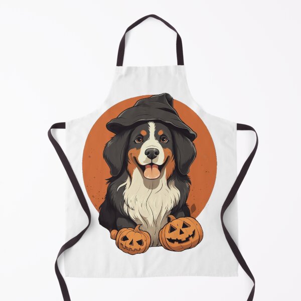 Item preview, Bernese mountain dog with pumpkin designed and sold by PawelNature.