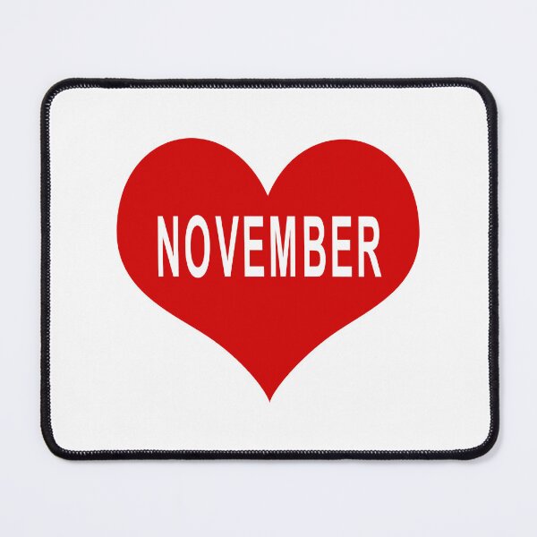 Item preview, NOVEMBER Red Love Heart designed and sold by usernamenaijan.