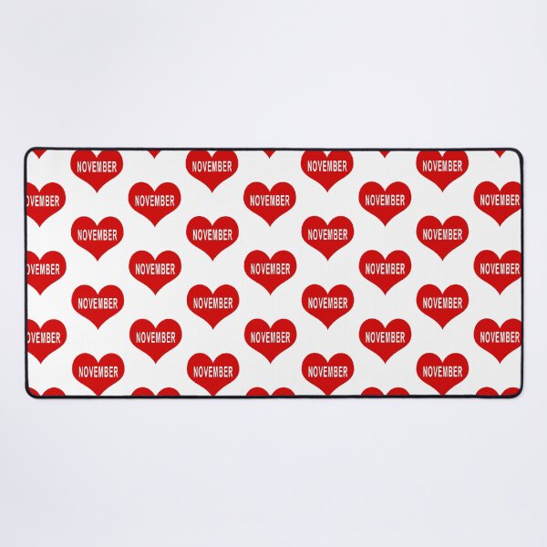 Item preview, NOVEMBER Red Love Heart designed and sold by usernamenaijan.