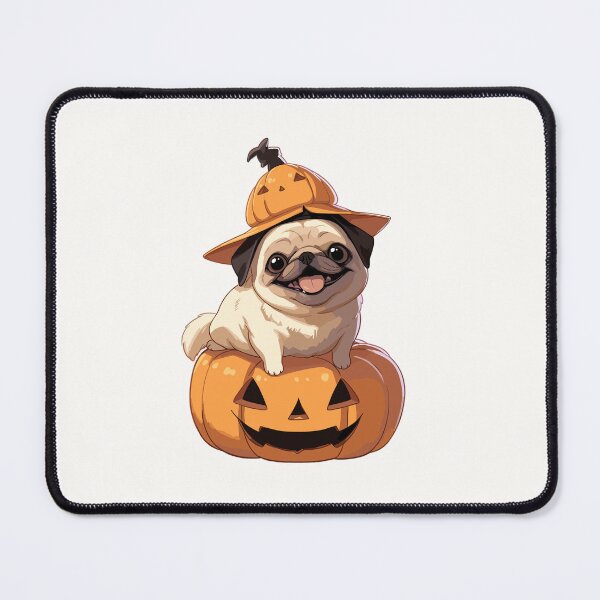 Item preview, Fun Little Chibi Pug Pumpkin designed and sold by RetroPrints.