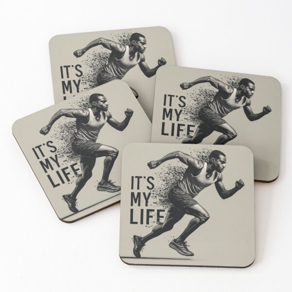 Item preview, Strong runner with inscription i'is my life designed and sold by LuckyFamily.