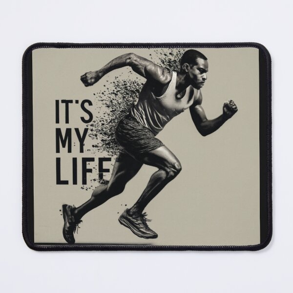 Item preview, Strong runner with inscription i'is my life designed and sold by LuckyFamily.