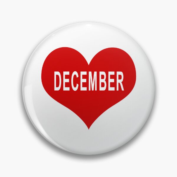 Item preview, DECEMBER Red Love Heart designed and sold by usernamenaijan.