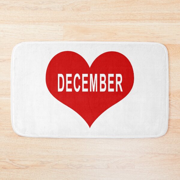 Item preview, DECEMBER Red Love Heart designed and sold by usernamenaijan.