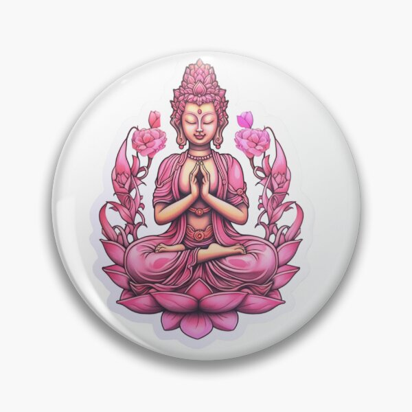 Item preview, Buddhist symbol maditate with buddha symbol designed and sold by MartynGrey.