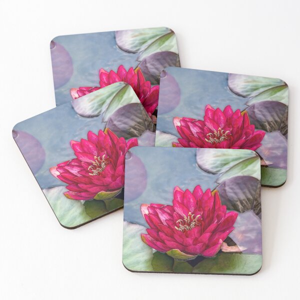 Item preview, A Waterlily Named Red designed and sold by SherryWyneArt.
