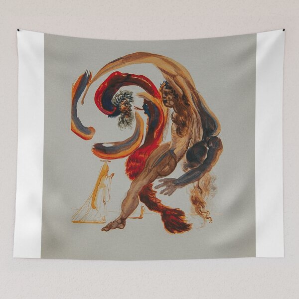 Item preview, Salvador Dali, Divine Comedy: The Fourth Terrace Accidia 1960  designed and sold by apopofbeauty.
