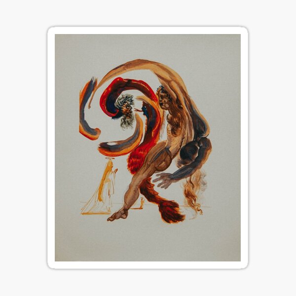 Item preview, Salvador Dali, Divine Comedy: The Fourth Terrace Accidia 1960  designed and sold by apopofbeauty.