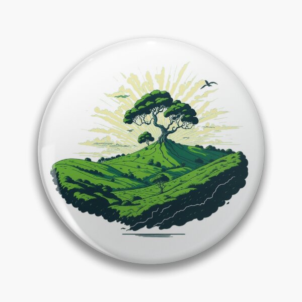 Item preview, Sycamore gap cartoon design designed and sold by SwanAndStone.