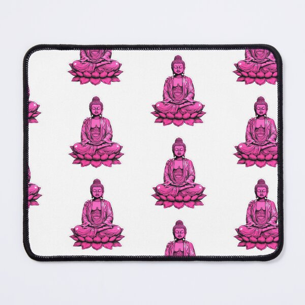 Item preview, Buddha statue pink , buddha Modern art 3D pink statue designed and sold by MartynGrey.