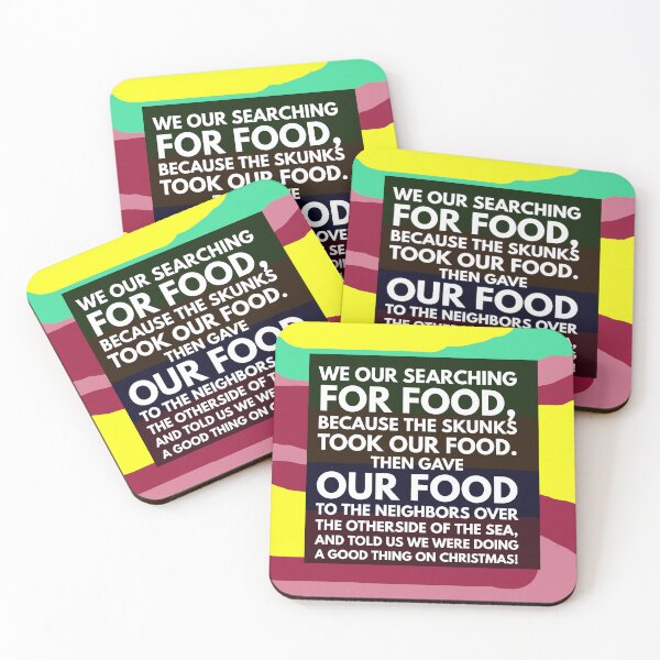 Item preview, Skunk gave food to Neighbors designed and sold by Storiesforyou.