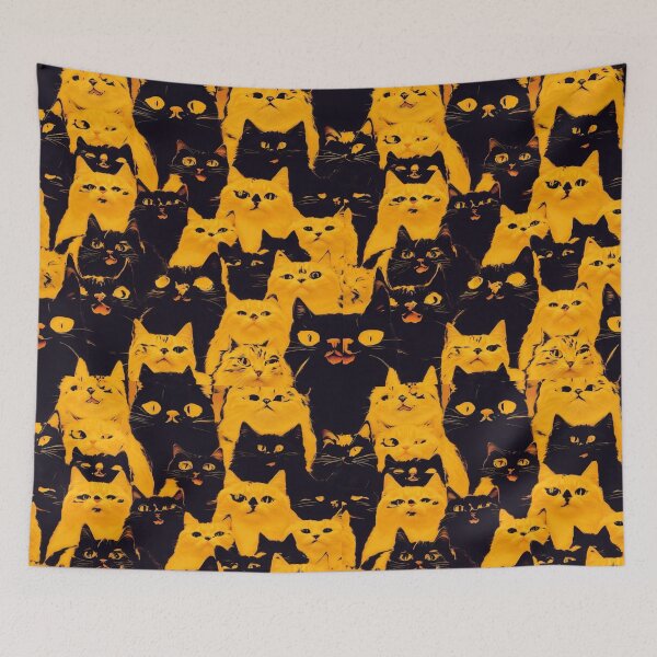 Item preview, Cute Cats Pattern Current Fashion designed and sold by aqua1001.
