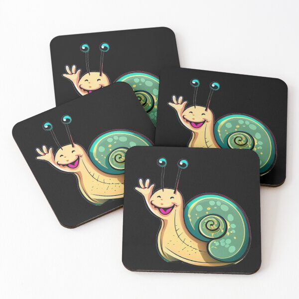 Item preview, Happy snail sticker designed and sold by glitchman2.