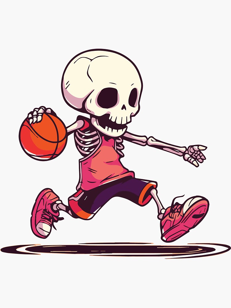 Boys Halloween Glow In The Dark Short Sleeve Skeleton Basketball