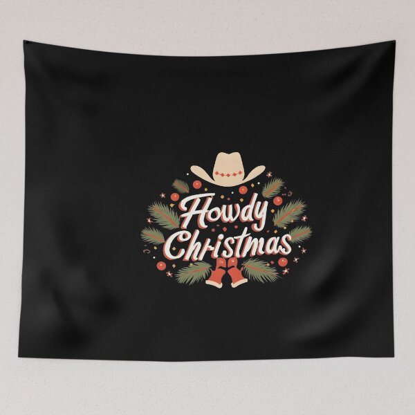 Item preview, Howdy Western Christmas designed and sold by GalaxyGraffiti.